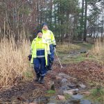 Luontoneuvojat opastavat nyt ulkoilijoita Uutelassa