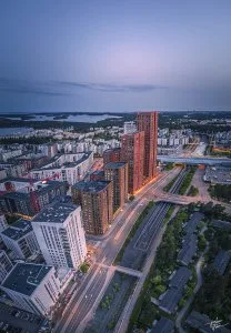 Vuosaaren tornit 8.6.2025. Kuva: Joakim Ström