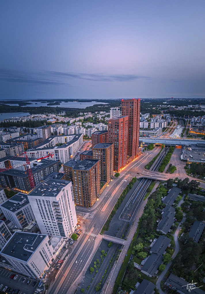 Vuosaaren tornit 8.6.2025.           Kuva: Joakim Ström