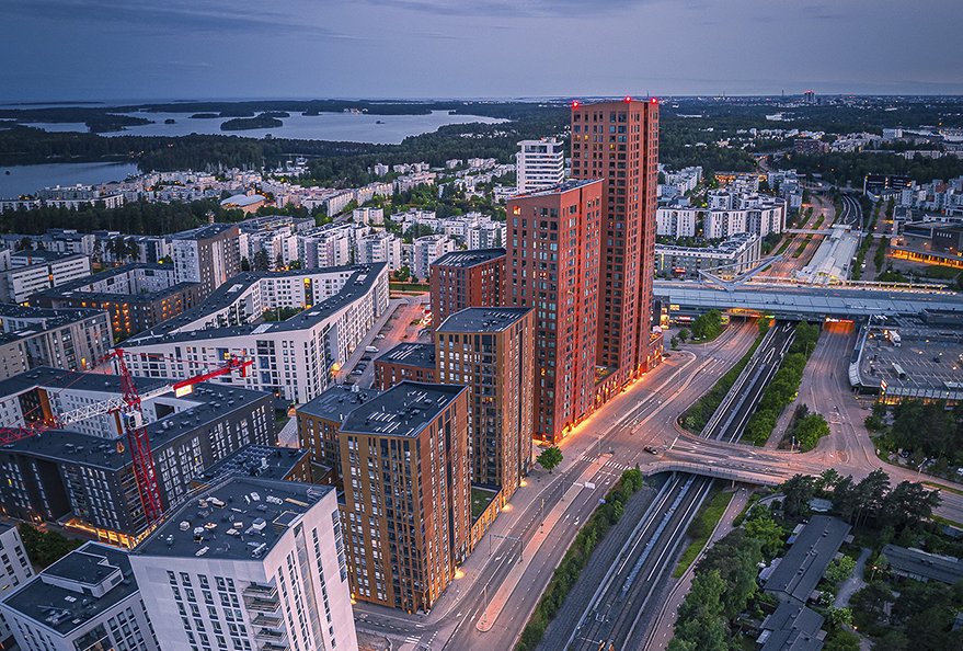 Vuosaaren tornit 8.6.2025. Kuva: Joakim Ström