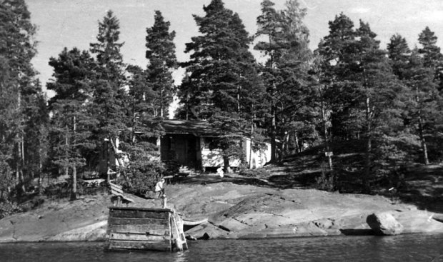 Täältä kaikki alkoi, kerhotalorakennus näytti tältä vuonna 1952.