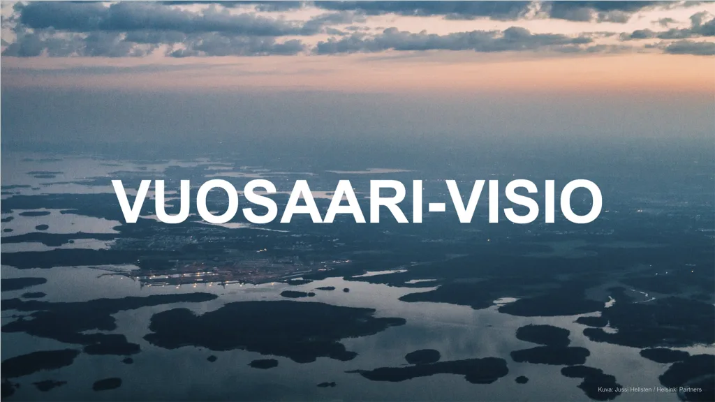 Vuosaarivisio 2035 -loppuraportin kansi. Raportin voi lukea osoitteessa 
