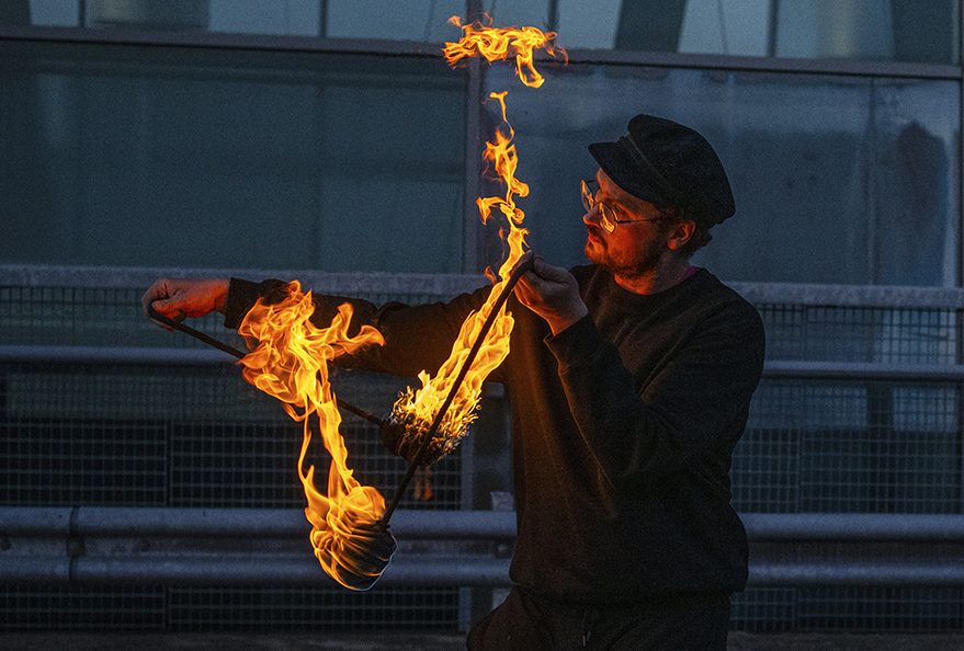 Sirkus Magenta on myös paikalla! Kuva: Ahti Kannisto