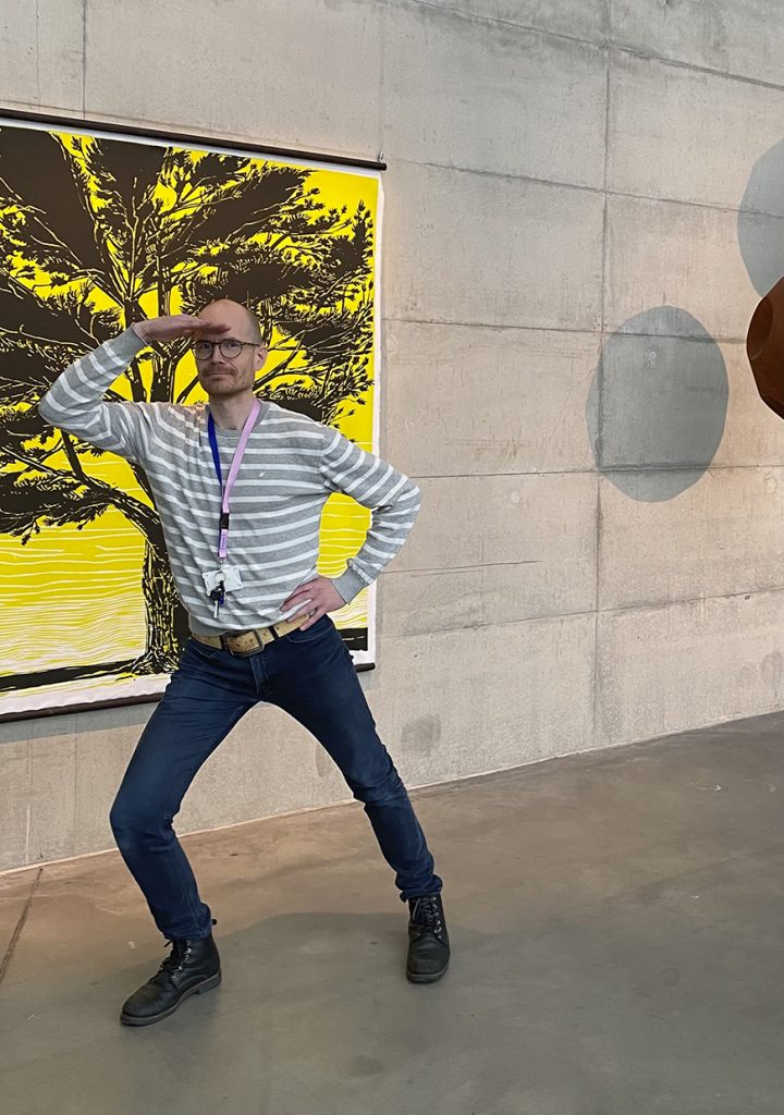 Aleksi Salmela Vuotalossa.