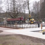 Ilveskorvenpuiston remontti etenee