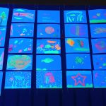 Valotaidetta Haruspuistossa