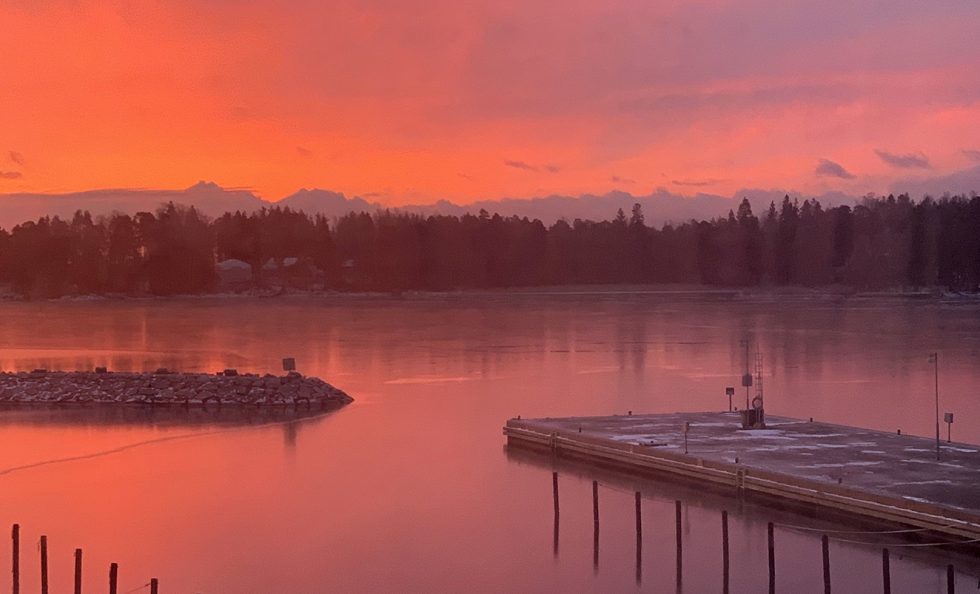 Pursilahdenrannassa 1.1.2026. Kuva: Riitta Vuoresmaa