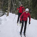 Hiihtopäivänä Mustavuoressa