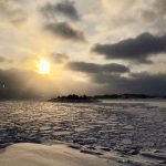 Auringonlaskuja Vuosaaressa