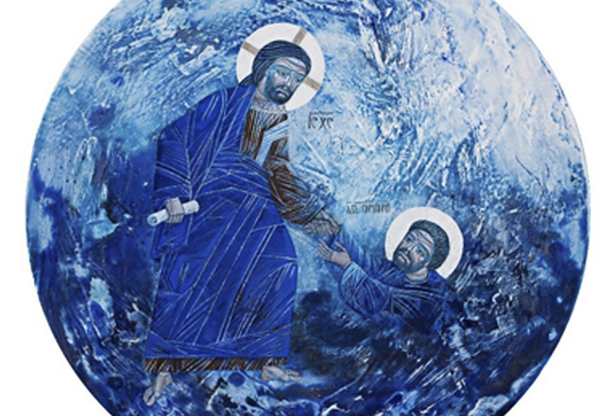 Kuvassa Ulyana Tomkevychin teos Herra, pelasta minut.