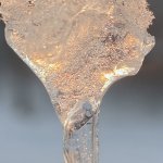 Jäätaidetta parvekkeelta