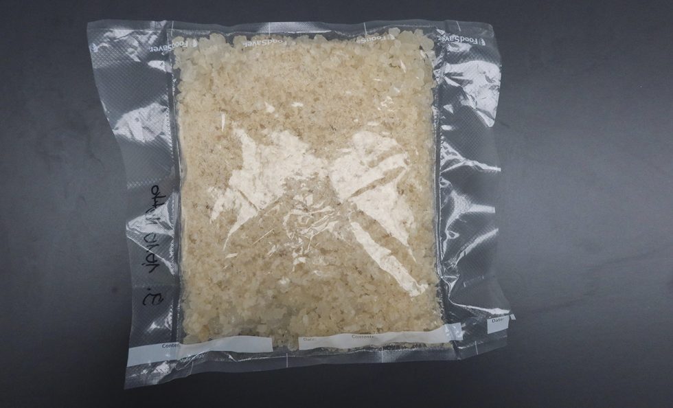 Yksi paketti AlfaPVP:tä. Kuva: Poliisi