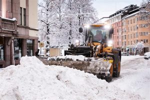 Lumenaurausta Museokadulla Etu-Töölössä. Kuva: Roni Rekomaa