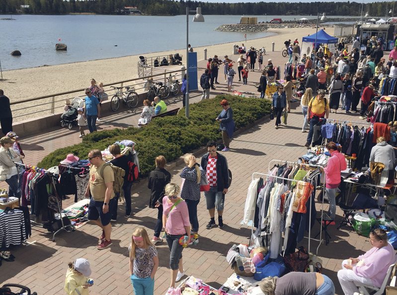 Kuvassa vuoden 2023 Aurinkokrippiksen tunnelmia.
