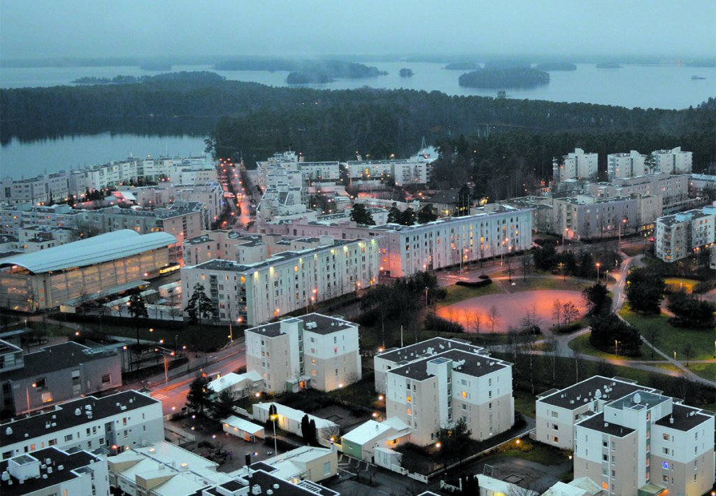 Arkistokuvassa Kallahtea Cirruksesta kuvattuna. Kuva: Antti Honkanen