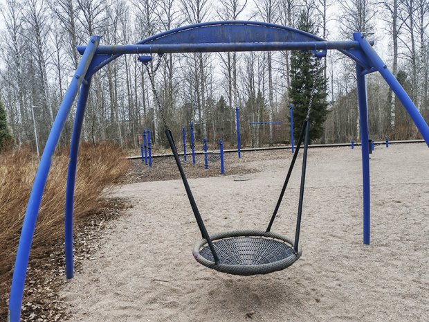 Rastilan Keulapuistoon on tulossa lasten leikkipaikan lisäksi uusi ulkokuntosali.