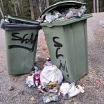 Roskikset tyhjentämättä Uutelassa