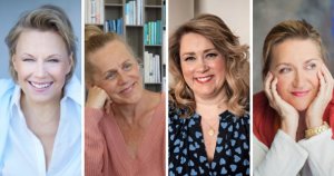Arja Saijonmaa, Kati Reijonen, Tiia Koivusalo ja Anja Snellman. Kuva: Saijonmaa: Peter Knutson, Snellman: Jouni Harala