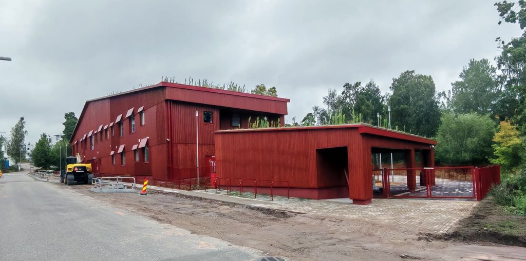 Harbonkatu 8 rakentuva päiväkoti.