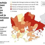 Kansantaudit Vuosaaressa selvästi Helsingin keskiarvoa yleisempiä